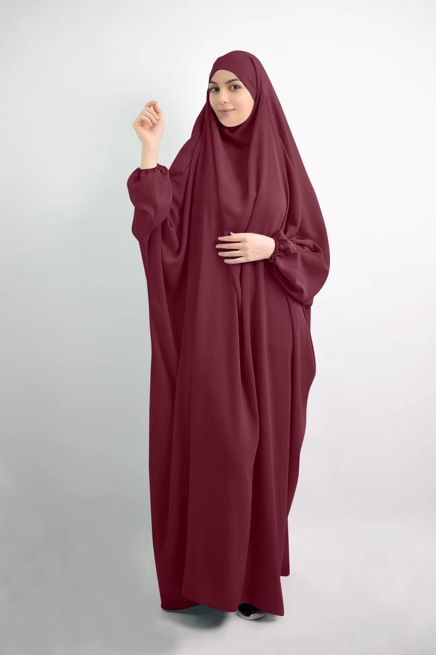 Wholesale Breathable Hijab Liturgical Wear Lslamic Turkish Robe Women Dubai Muslim Standard Apparel Middle East Abaya