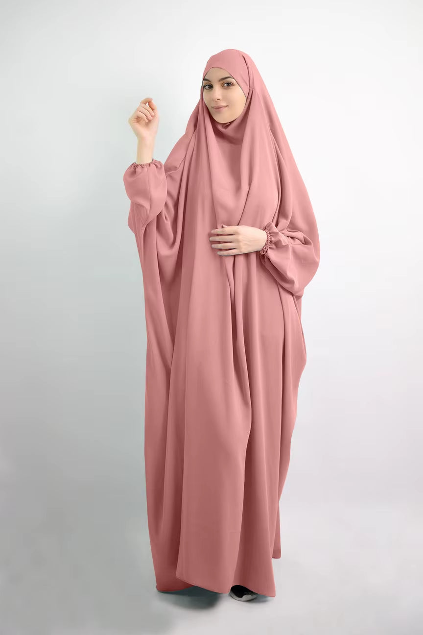 Wholesale Breathable Hijab Liturgical Wear Lslamic Turkish Robe Women Dubai Muslim Standard Apparel Middle East Abaya